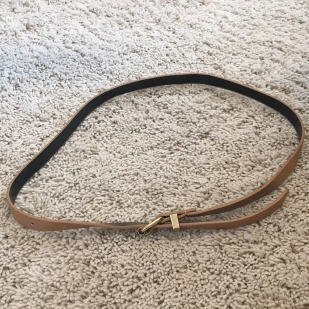 Girls tan and gold belt